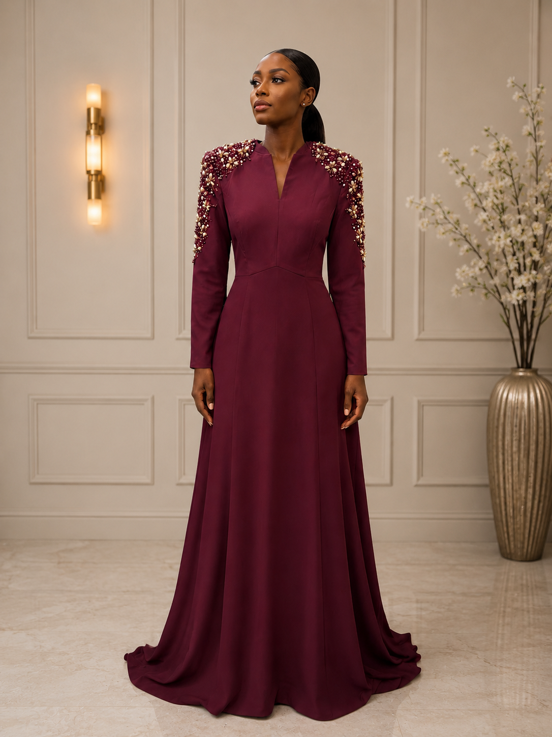 Bordeaux Royale Gown